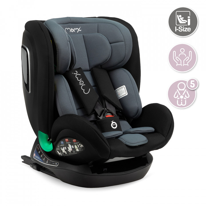 MoMi URSO car seat  40 - 150 cm GRAY