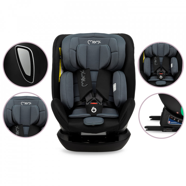 MoMi URSO car seat  40 - 150 cm GRAY