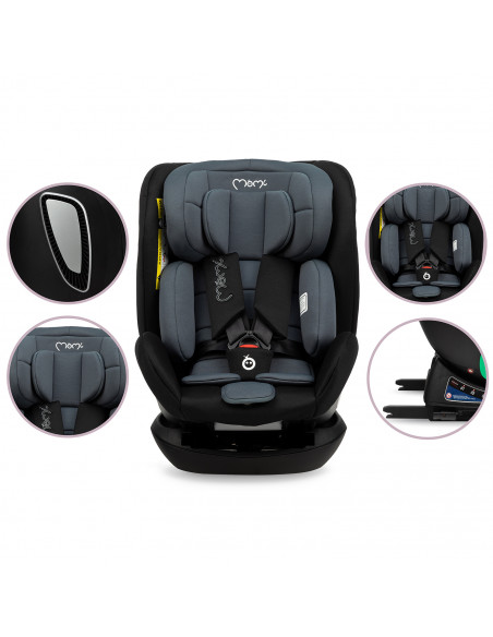 MoMi URSO car seat  40 - 150 cm GRAY