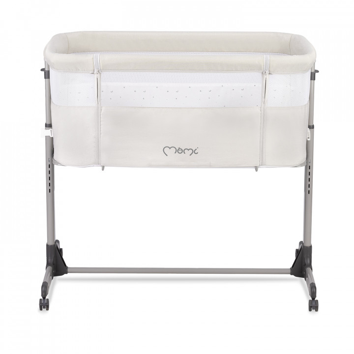 MoMi REVO baby cot 2in1 LIGHT GRAY