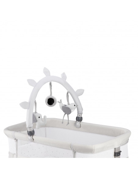 MoMi REVO Beistellbett 2in1 HELLGRAU