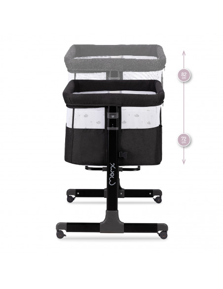 MoMi REVO Beistellbett 2in1 DUNKELGRAU