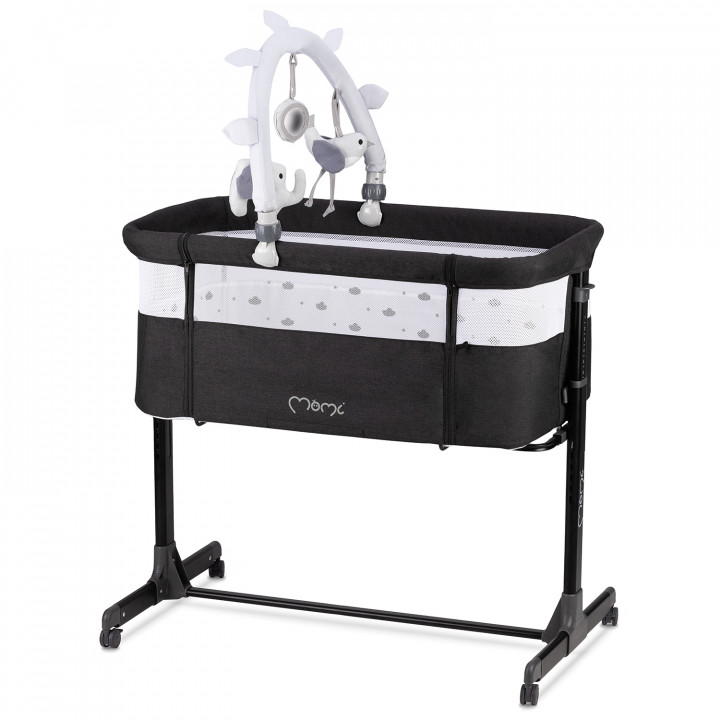 MoMi REVO Beistellbett 2in1 DUNKELGRAU