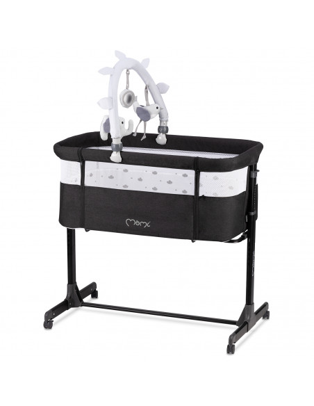 MoMi REVO baby cot 2in1 DARK GRAY