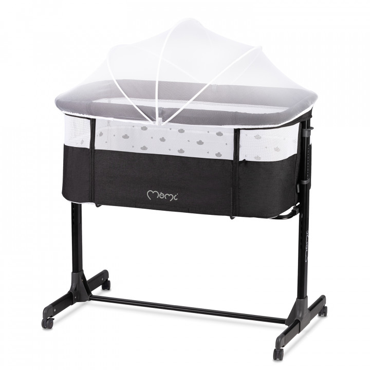 MoMi REVO Beistellbett 2in1 DUNKELGRAU