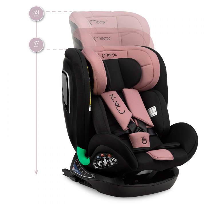 MoMi URSO car seat  40 - 150 cm PINK