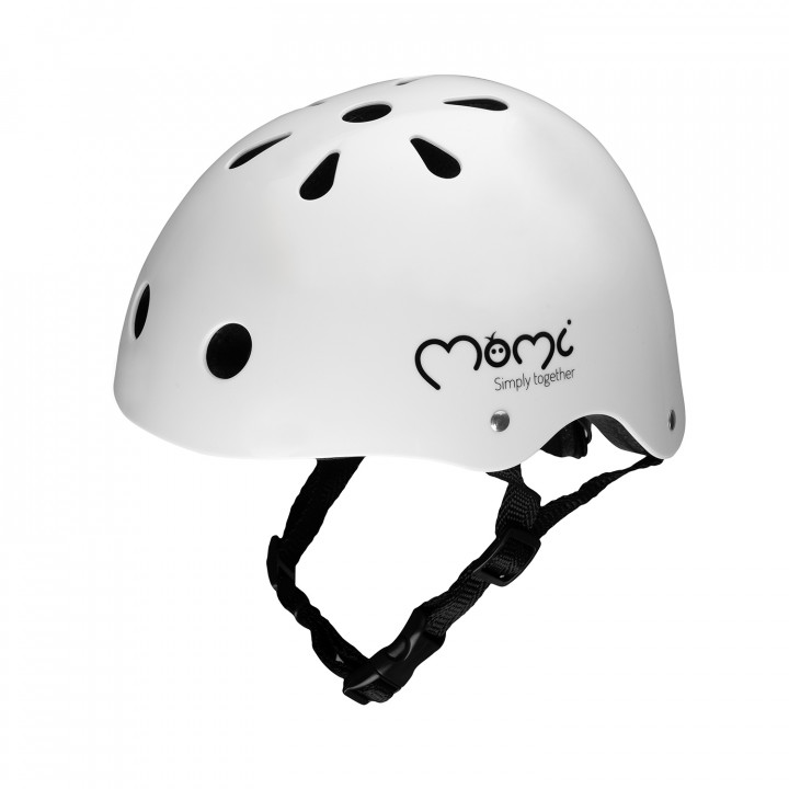 MoMi MIMI helmet white matte