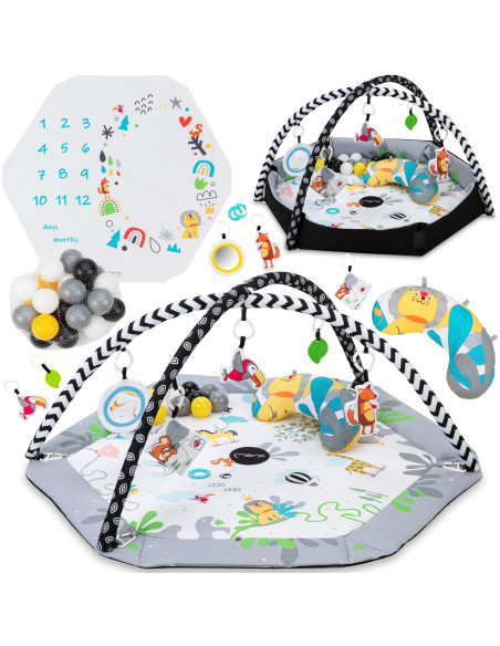 MoMi BESTO educational mat 3in1