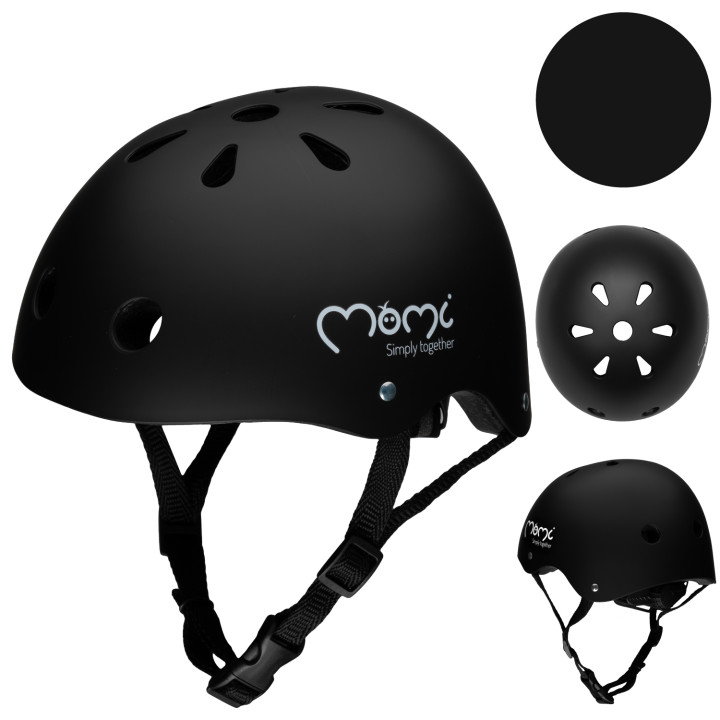 MoMi MIMI helmet black matte