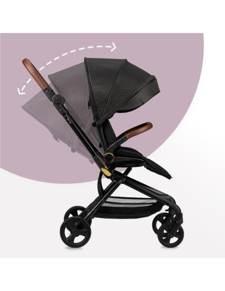 MoMi ADELLE stroller 360 ° BLACK GOLD