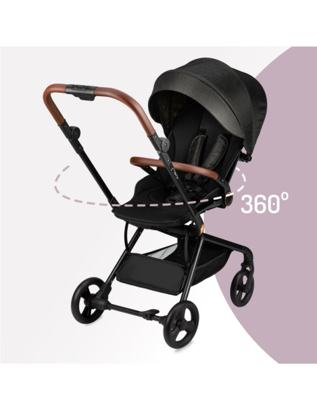 MoMi ADELLE stroller 360 ° BLACK GOLD