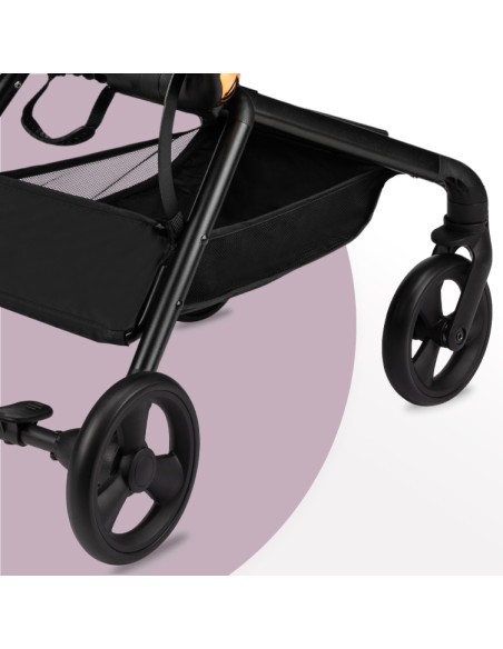 MoMi ADELLE stroller 360 ° BLACK RED