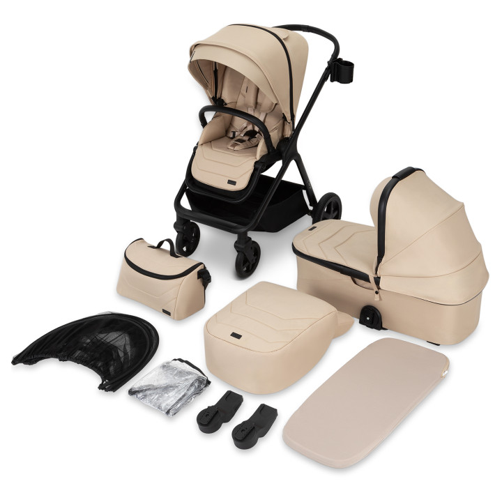 MoMi GISELLE 2in1 Kinderwagen BEIGE