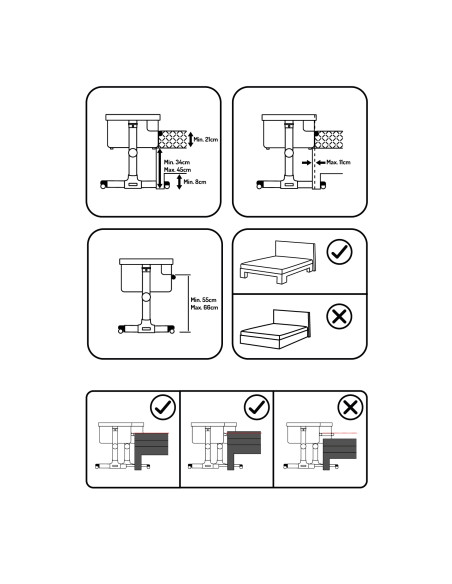 MoMi REVO Beistellbett 2in1 DUNKELGRAU