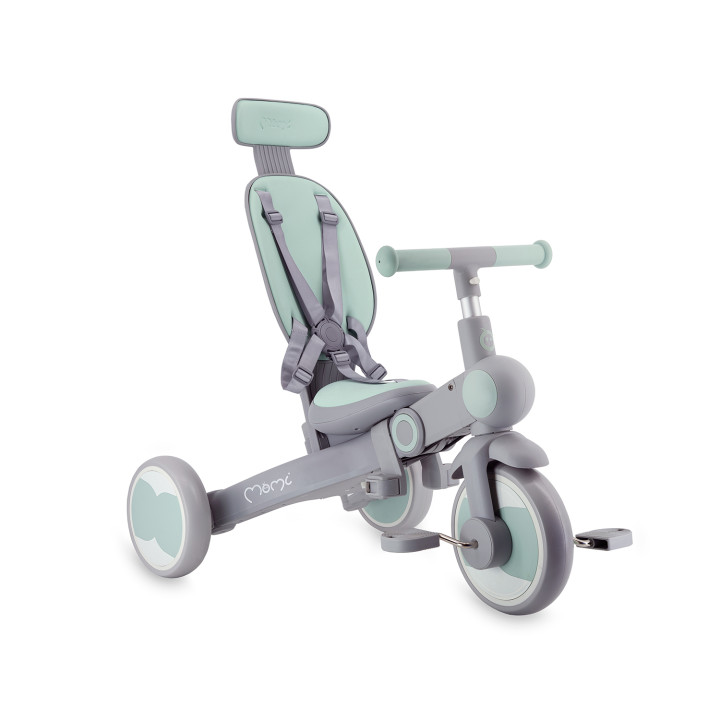 MoMi SOLIVIA Kinderdreirad 4in1 GRÜN