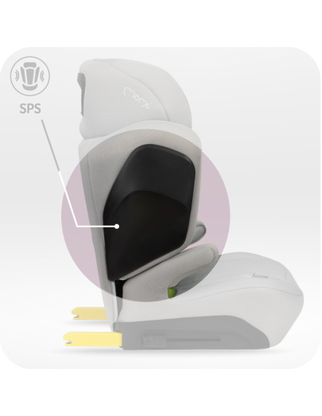 Autositz MoMi MEI von 100 bis 150 cm GRAU