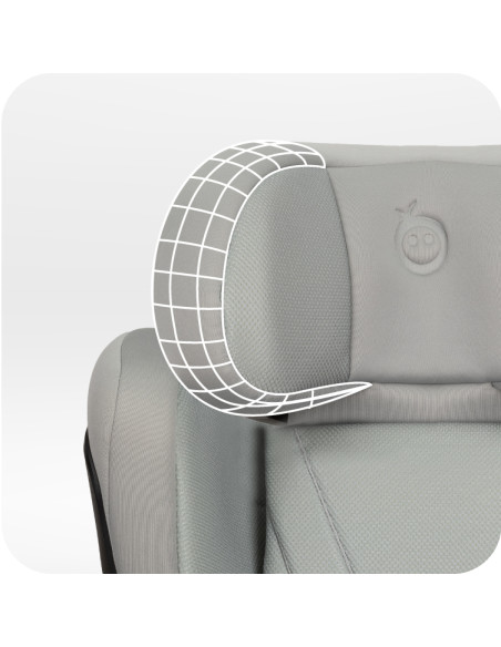 Autositz MoMi MEI von 100 bis 150 cm GRAU