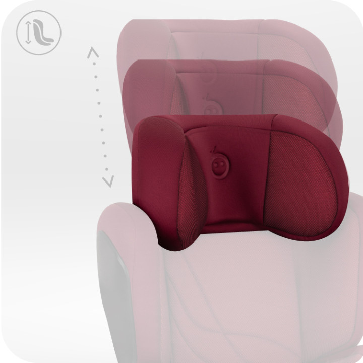 MoMi MEI Car Seat 100–150 cm RED