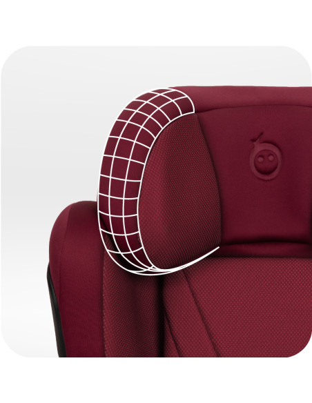 Autositz MoMi MEI von 100 bis 150 cm ROT