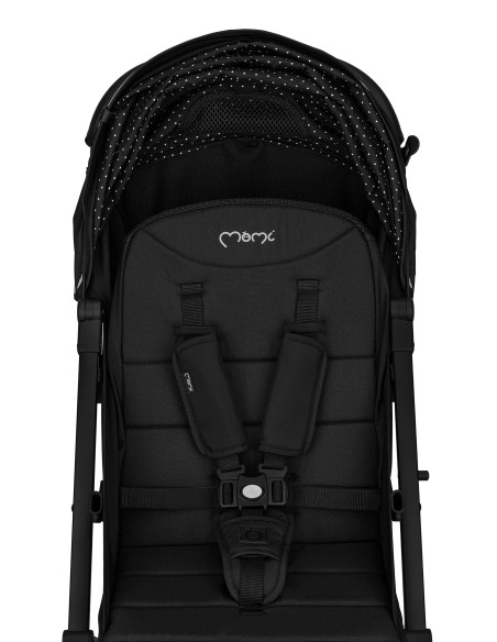 MoMi ESTELLE LIGHT wózek spacerowy CZARNY