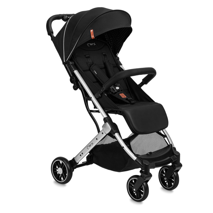 Buggy MoMi ESTELLE LIGHT SCHWARZES SILBER