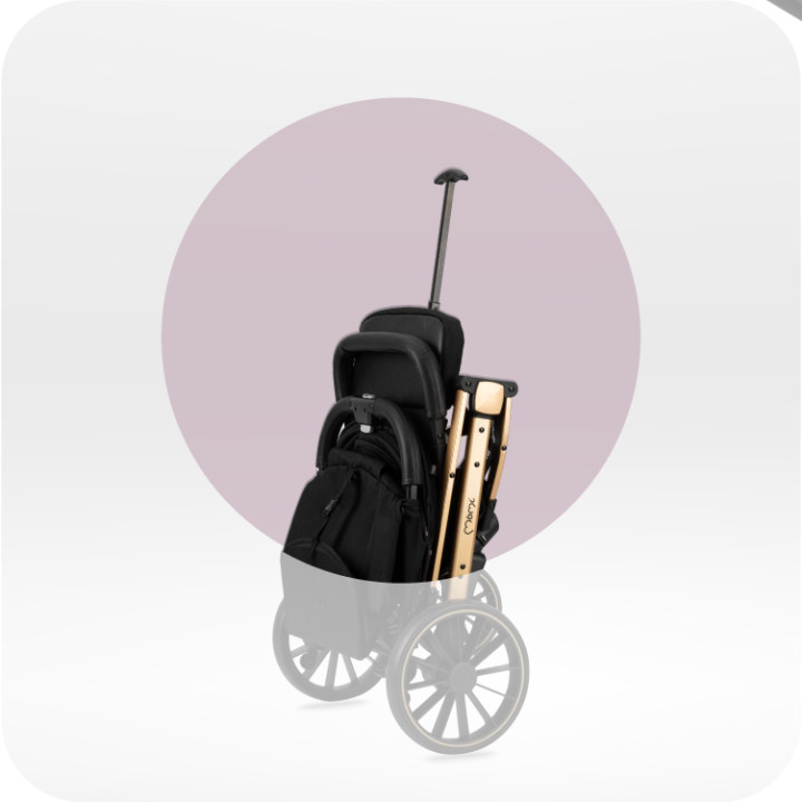 Buggy MoMi ESTELLE PLUS LIGHT SHWARZ