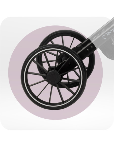 Buggy MoMi ESTELLE PLUS LIGHT ROSA