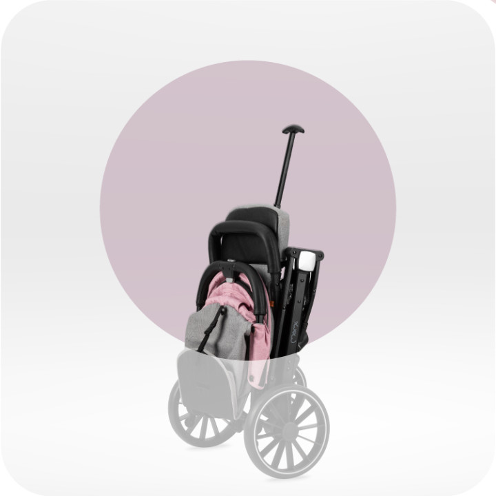 Buggy MoMi ESTELLE PLUS LIGHT ROSA