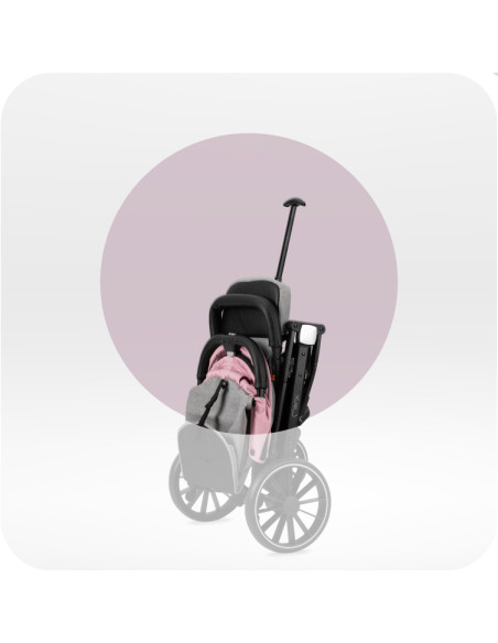 Buggy MoMi ESTELLE PLUS LIGHT ROSA
