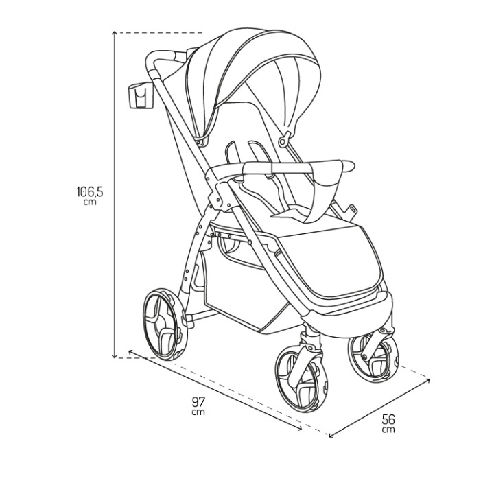 copy of MoMi MIYA stroller