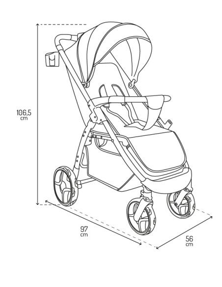 copy of MoMi MIYA stroller