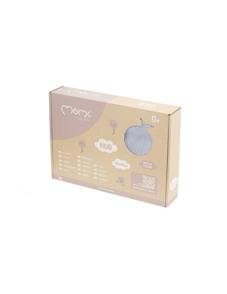 MoMi HUG kocyk SZARY
