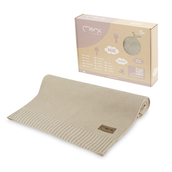 MoMi HUG Decke BEIGE