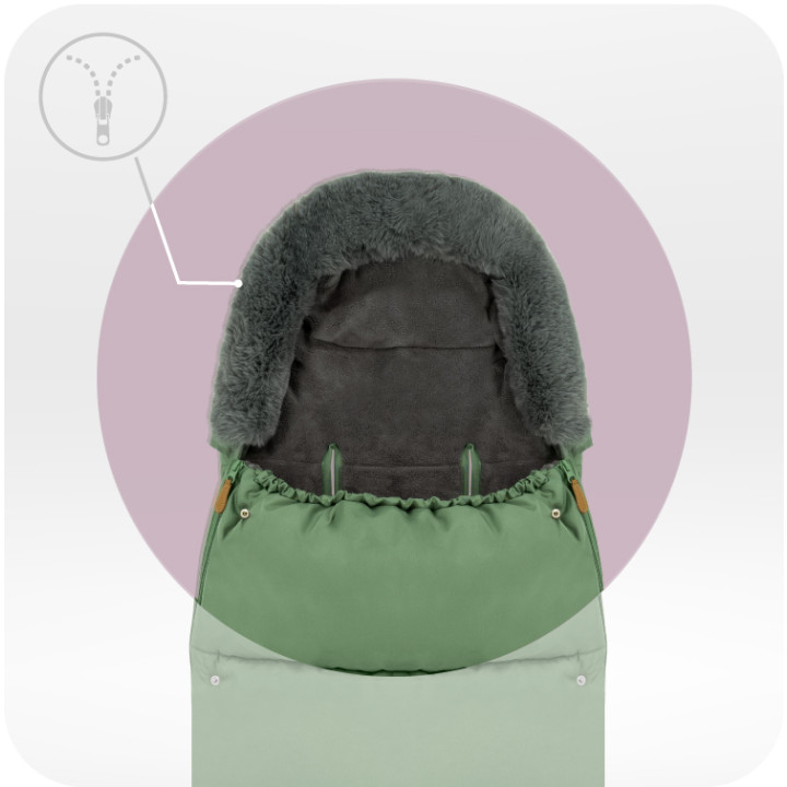 Schlafsack MoMi 2-in-1 GRÜN