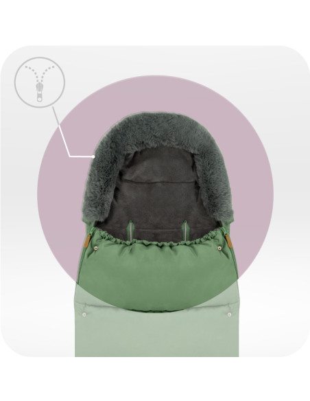 Schlafsack MoMi 2-in-1 GRÜN
