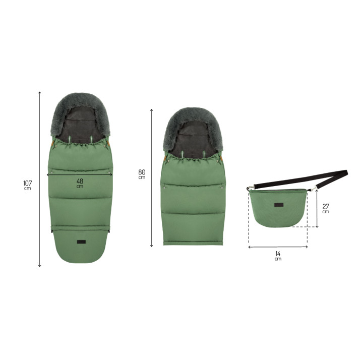 Schlafsack MoMi 2-in-1 GRÜN