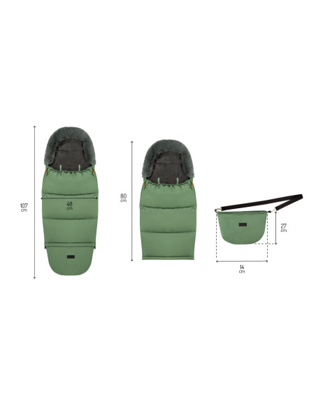 Schlafsack MoMi 2-in-1 GRÜN