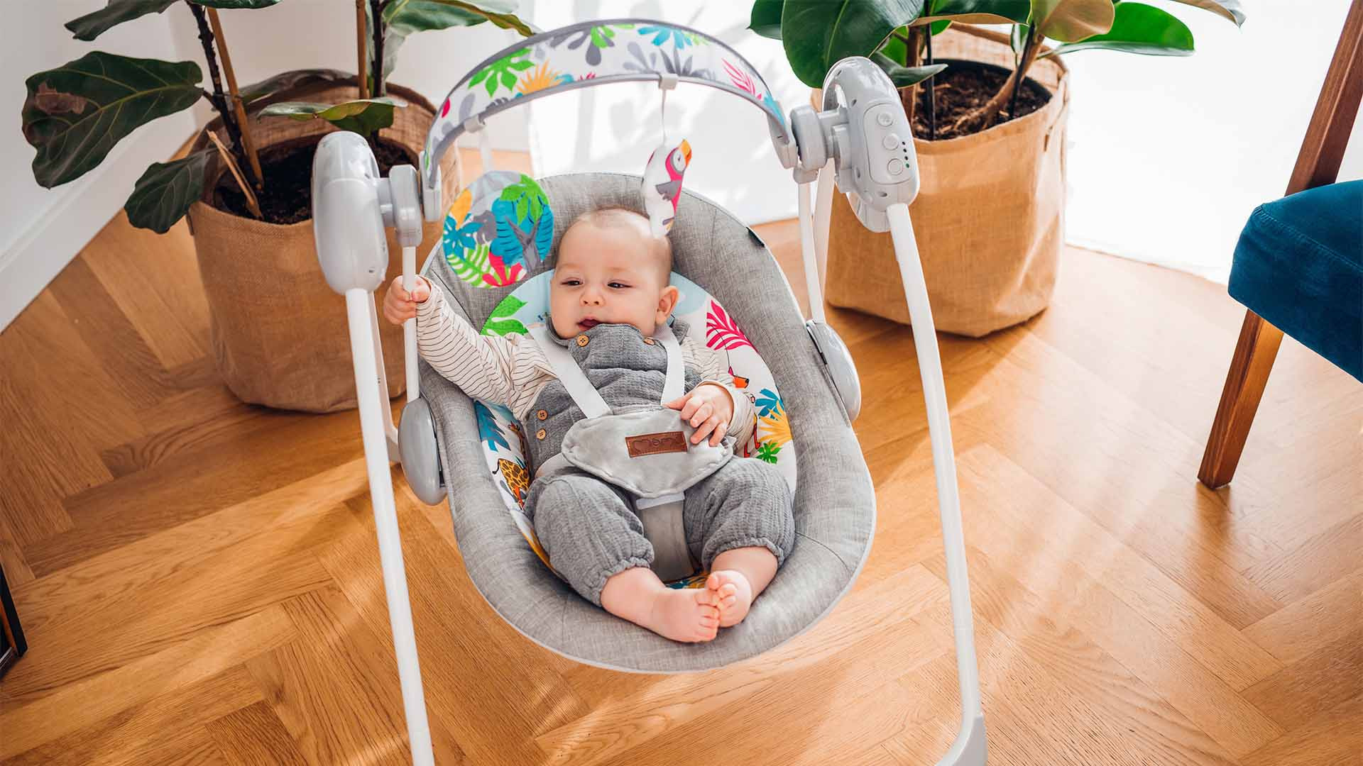 What are the benefits of baby swaddles and recliners?